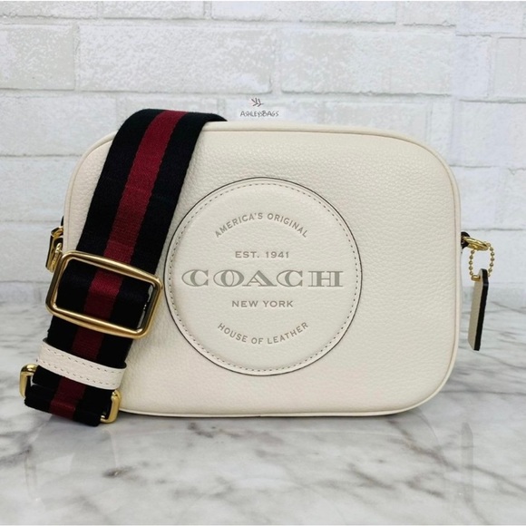 Coach Handbags - Coach Dempsey Camera Bag Crossbody In Chalk White